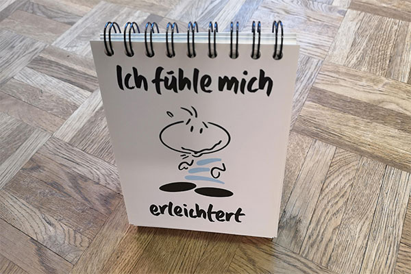 Ich fühle mich erleichtert